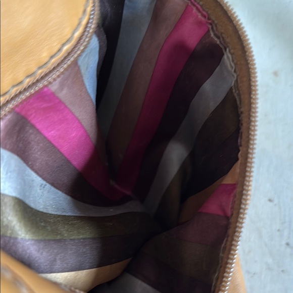 Tignanello Tan Leather Women's Bag - Picture 8 of 11